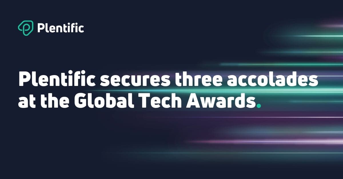 Plentific secures three prestigious accolades at the Global Tech Awards 2023